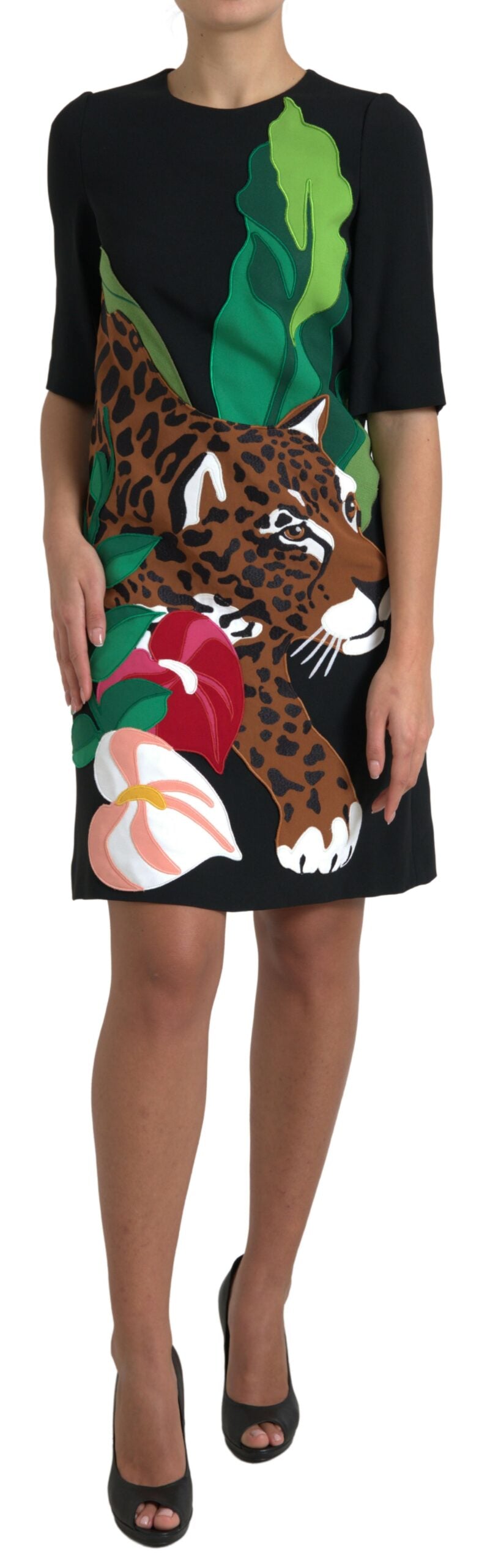 Елегантна сукня-футляр Dolce &amp; Gabbana з мотивом джунглів