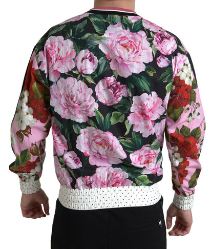 Квітковий екстравагантний светр із круглим вирізом Dolce &amp; Gabbana