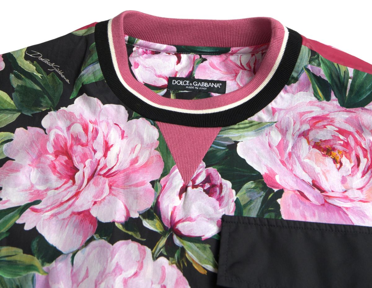 Квітковий екстравагантний светр із круглим вирізом Dolce &amp; Gabbana