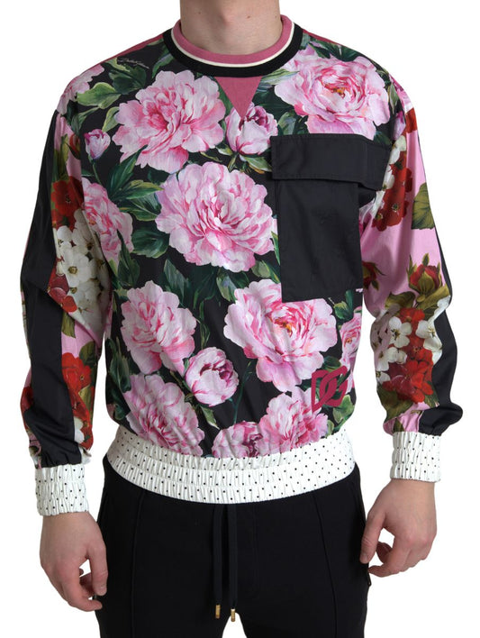 Квітковий екстравагантний светр із круглим вирізом Dolce &amp; Gabbana