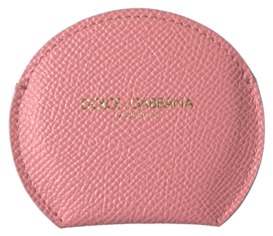 Розкішний рожевий шкіряний тримач дзеркала Dolce &amp; Gabbana