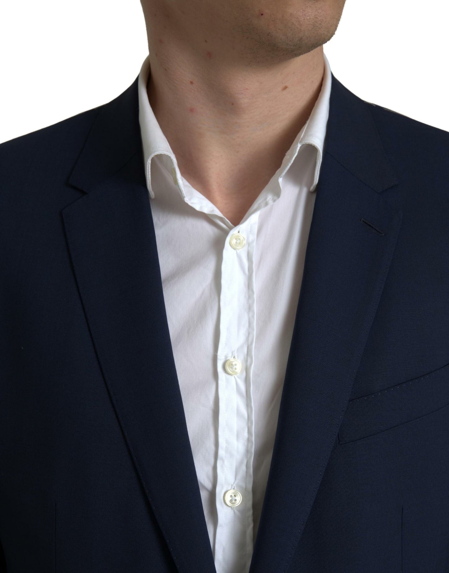 Елегантний костюм-двійка Dolce &amp; Gabbana Blue Martini Slim Fit