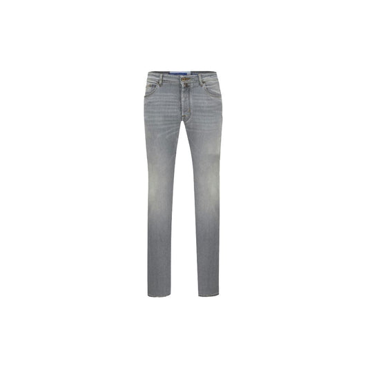 Джинси Jacob Cohen Sleek Slim Fit сірого кольору
