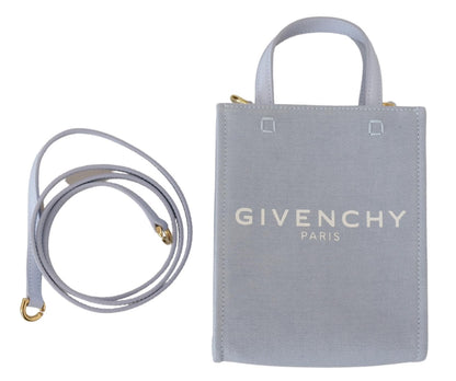 Бавовняна міні-сумка Givenchy Chic Cloud Blue