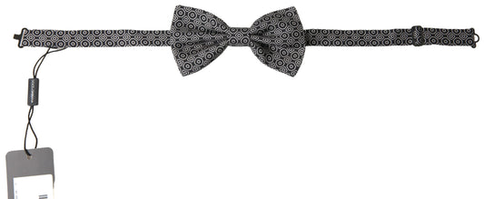 Елегантний чорно-білий шовковий метелик Dolce &amp; Gabbana