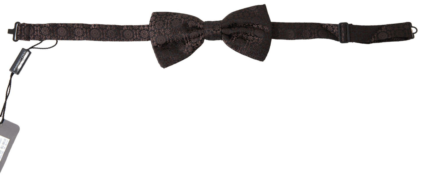Елегантний шовковий коричневий метелик Dolce &amp; Gabbana