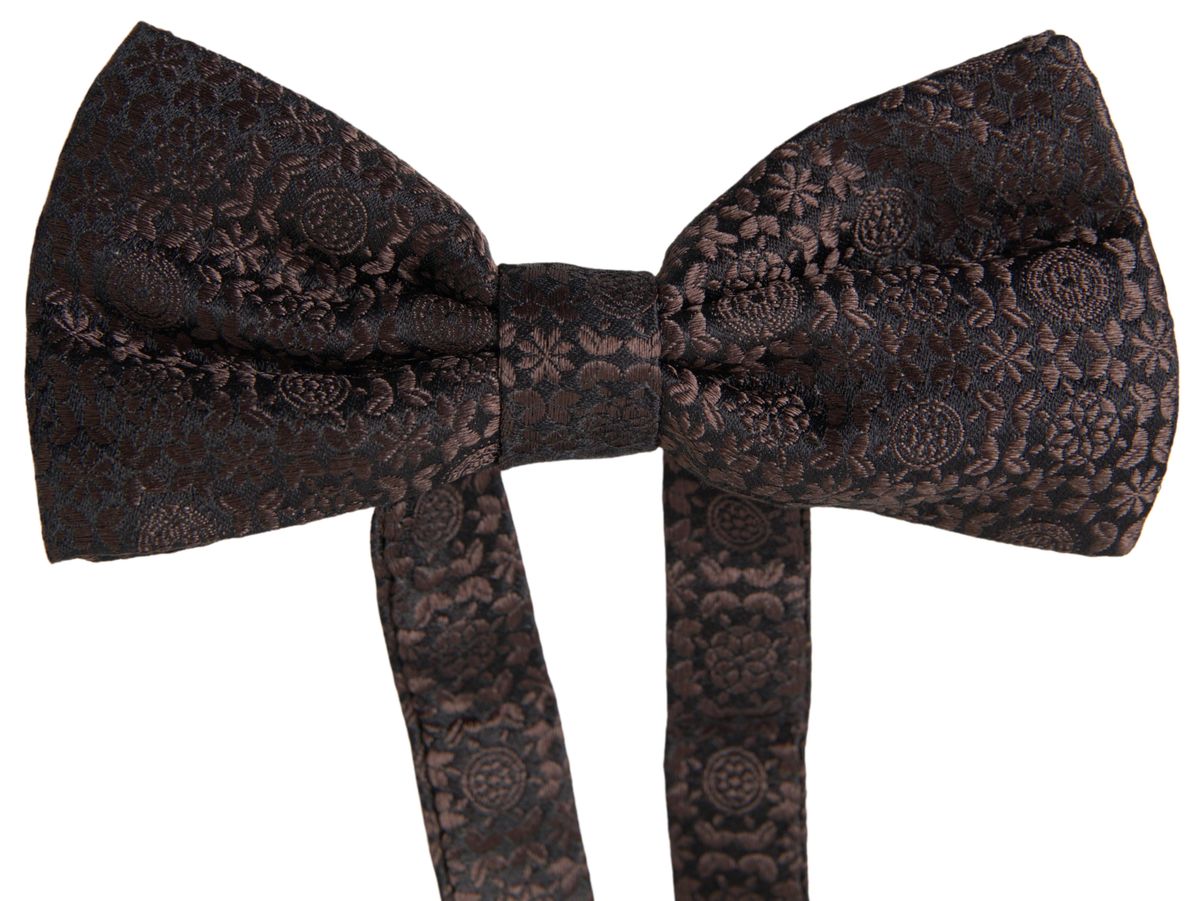 Елегантний шовковий коричневий метелик Dolce &amp; Gabbana