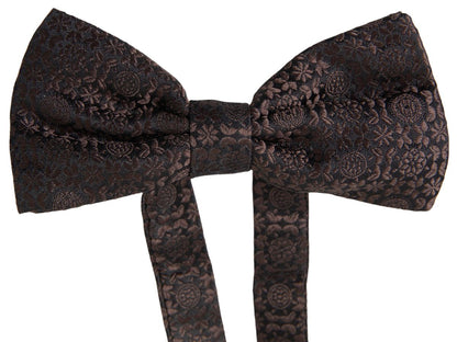 Елегантний шовковий коричневий метелик Dolce &amp; Gabbana