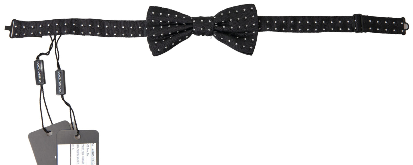 Елегантний чорний шовковий метелик Dolce &amp; Gabbana