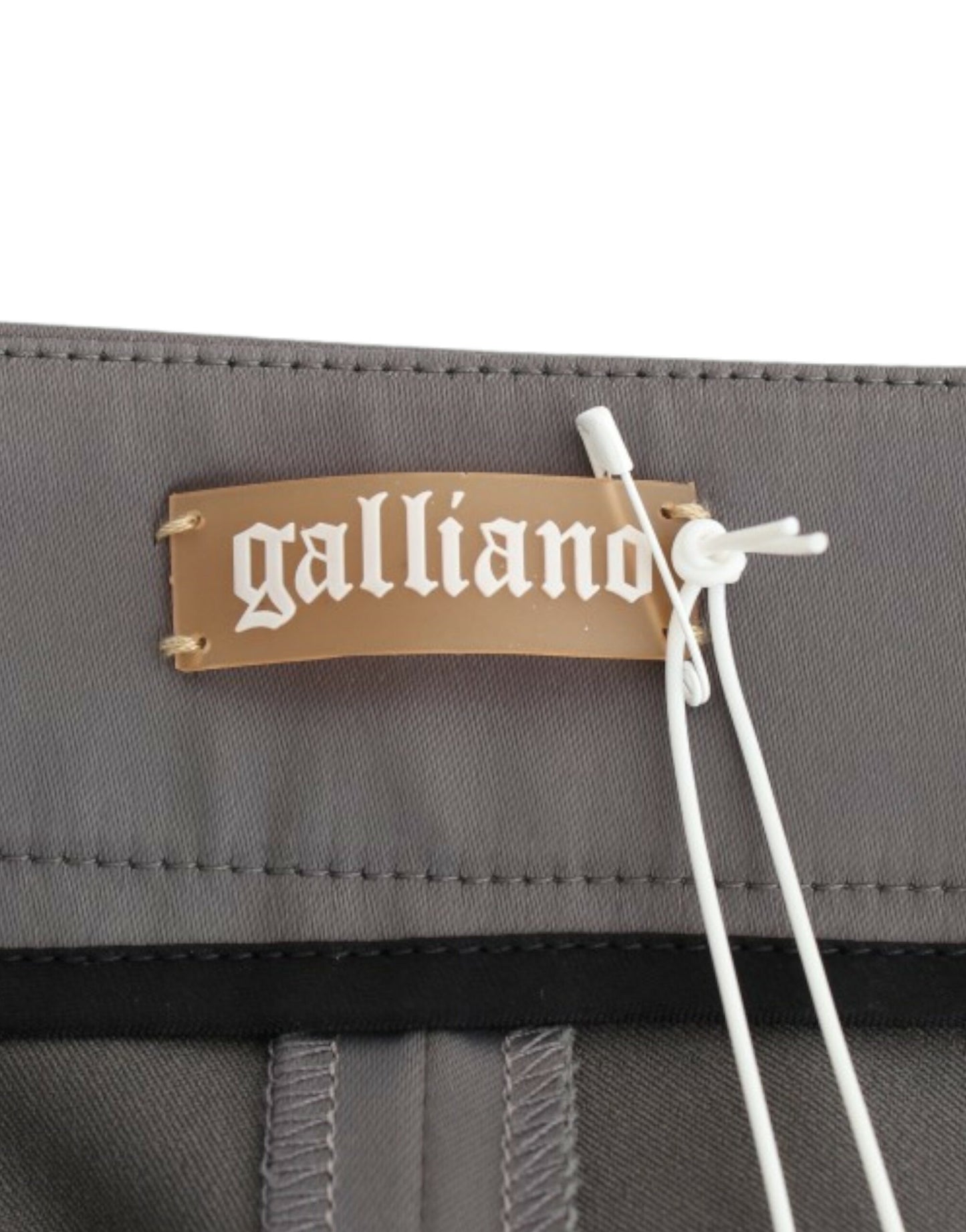 John Galliano Шикарні сірі приталені дизайнерські штани
