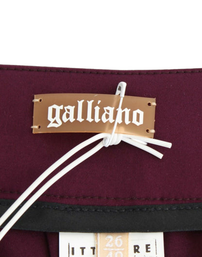 Елегантні фіолетові тонкі штани John Galliano