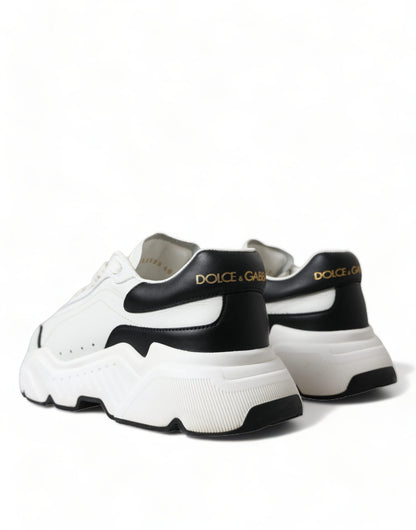 Чорно-білі шкіряні кросівки Dolce &amp; Gabbana Chic Daymaster