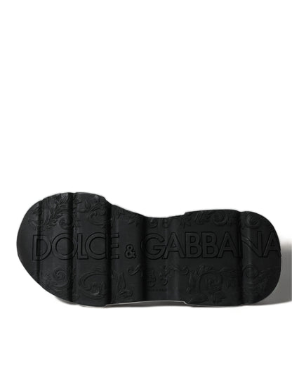 Чорно-білі шкіряні кросівки Dolce &amp; Gabbana Chic Daymaster