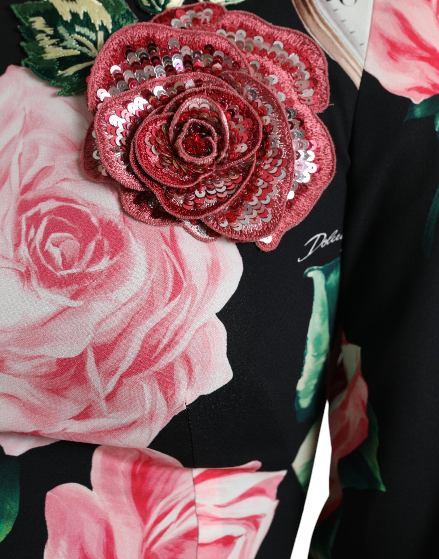 Чарівна квіткова сукня А-силуету Dolce &amp; Gabbana з паєтками