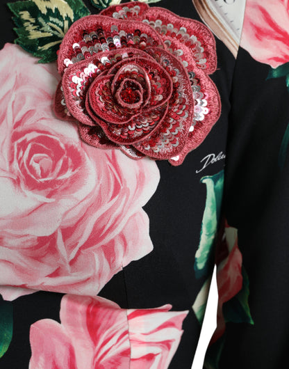 Чарівна квіткова сукня А-силуету Dolce &amp; Gabbana з паєтками