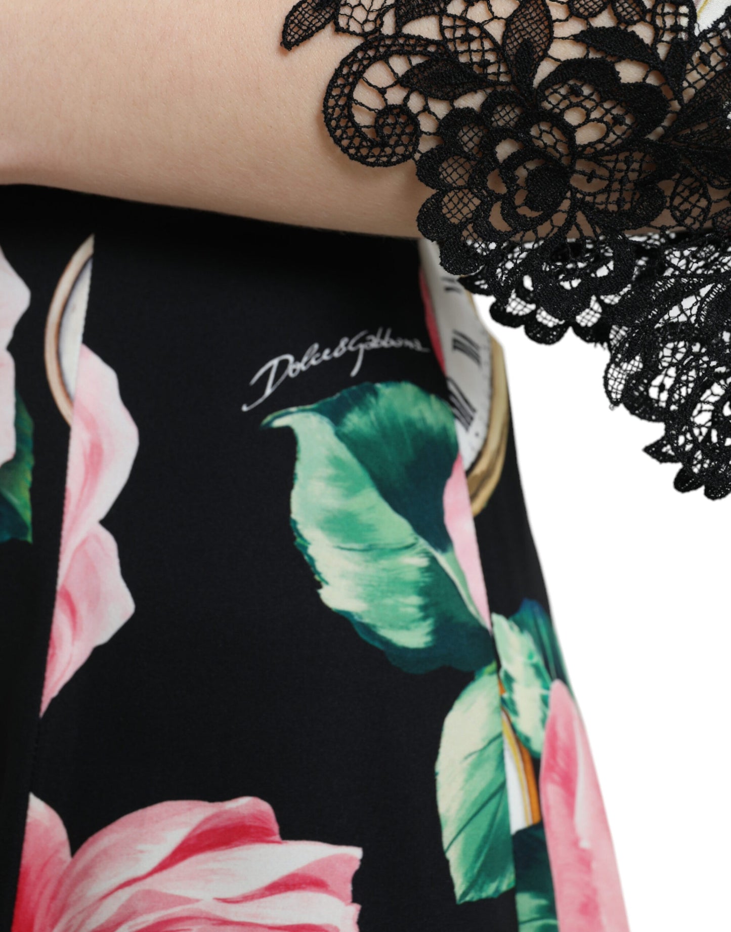 Чарівна квіткова сукня А-силуету Dolce &amp; Gabbana з паєтками