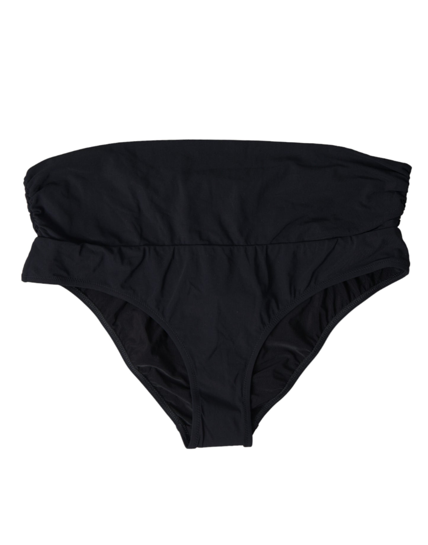 Dolce &amp; Gabbana Elegant Black Bikini Bottom - неперевершена пляжна елегантність