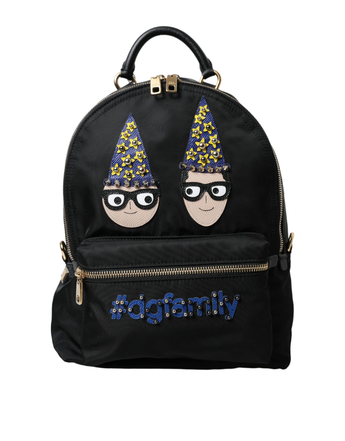 Елегантний рюкзак Dolce &amp; Gabbana з деталями чорного золота