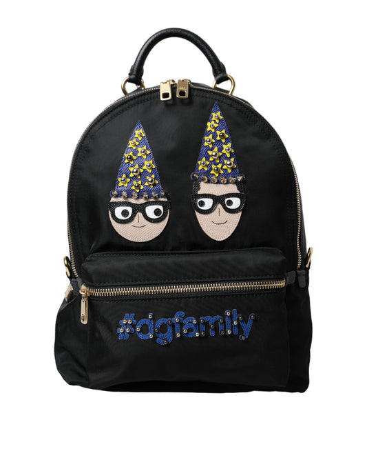 Елегантний рюкзак Dolce &amp; Gabbana з деталями чорного золота