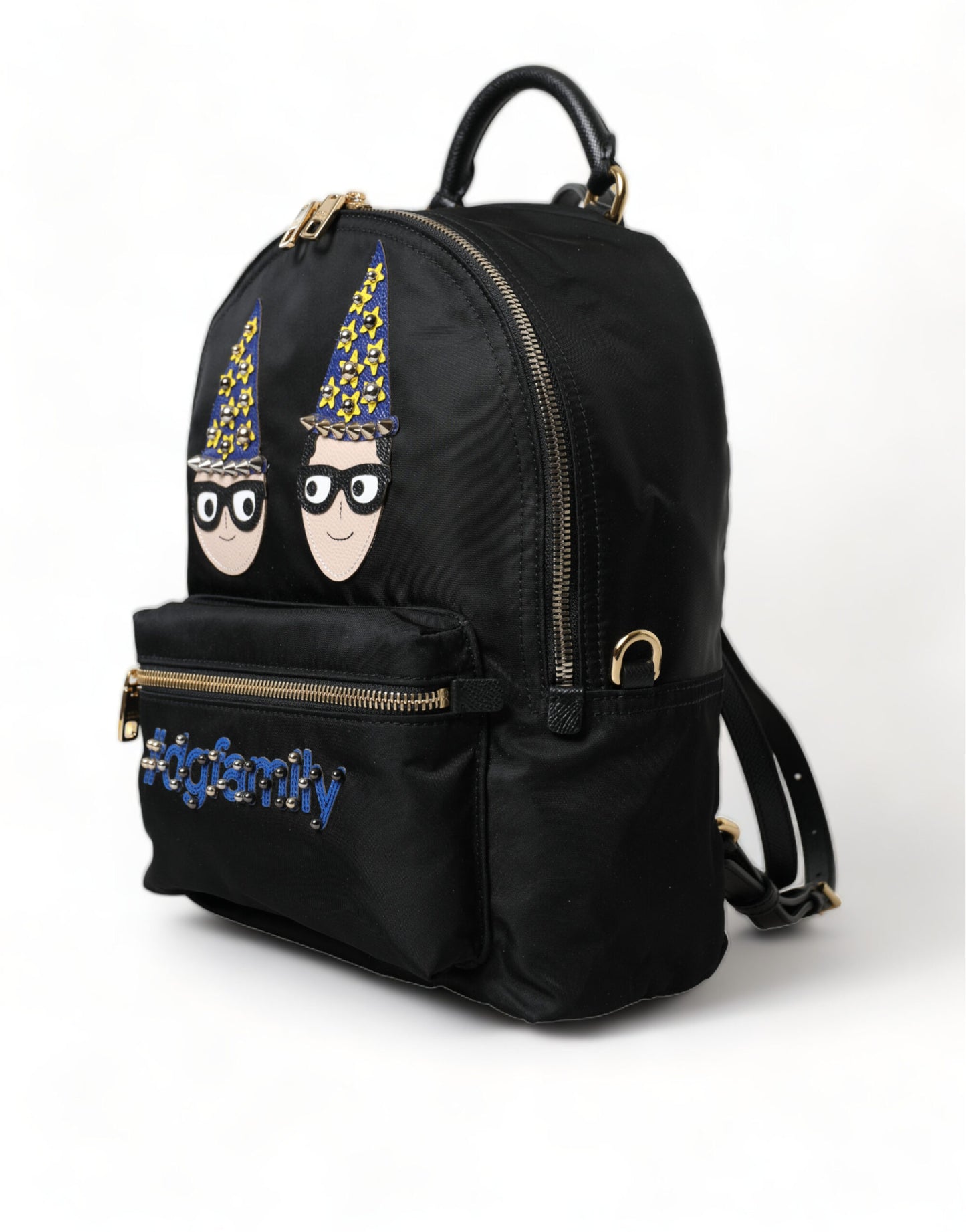 Елегантний рюкзак Dolce &amp; Gabbana з деталями чорного золота