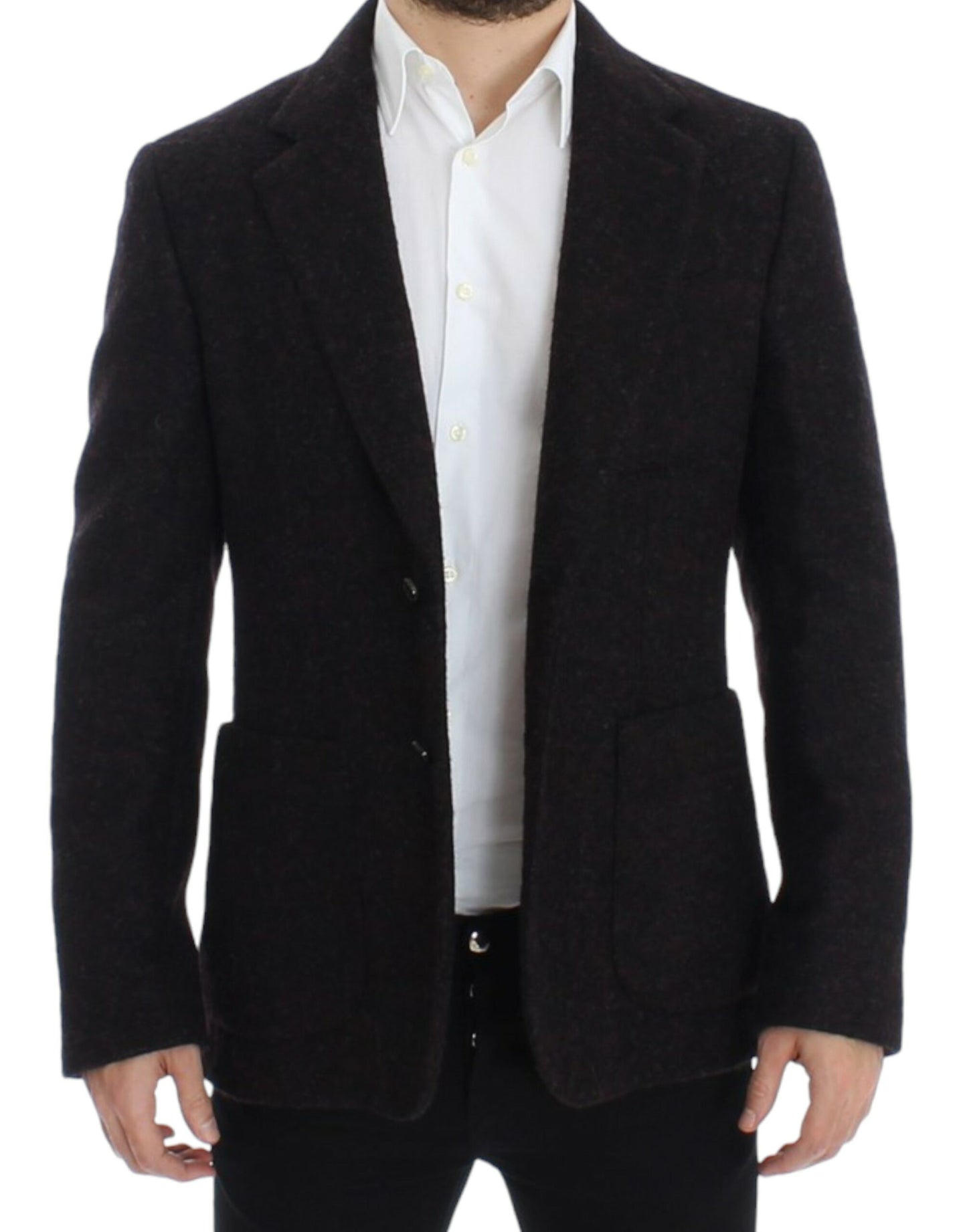 Піджак Dolce &amp; Gabbana Bordeaux Alpaga на двох ґудзиках