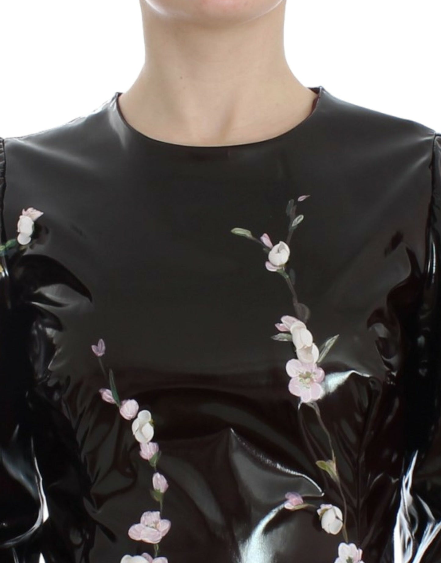 Елегантна коктейльна сукня-футляр із квітковим принтом Dolce &amp; Gabbana