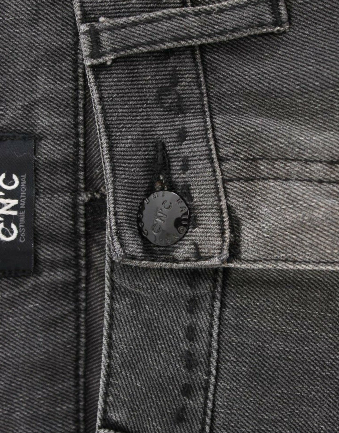 Костюм National Chic Grey Straight Leg Denim Delight