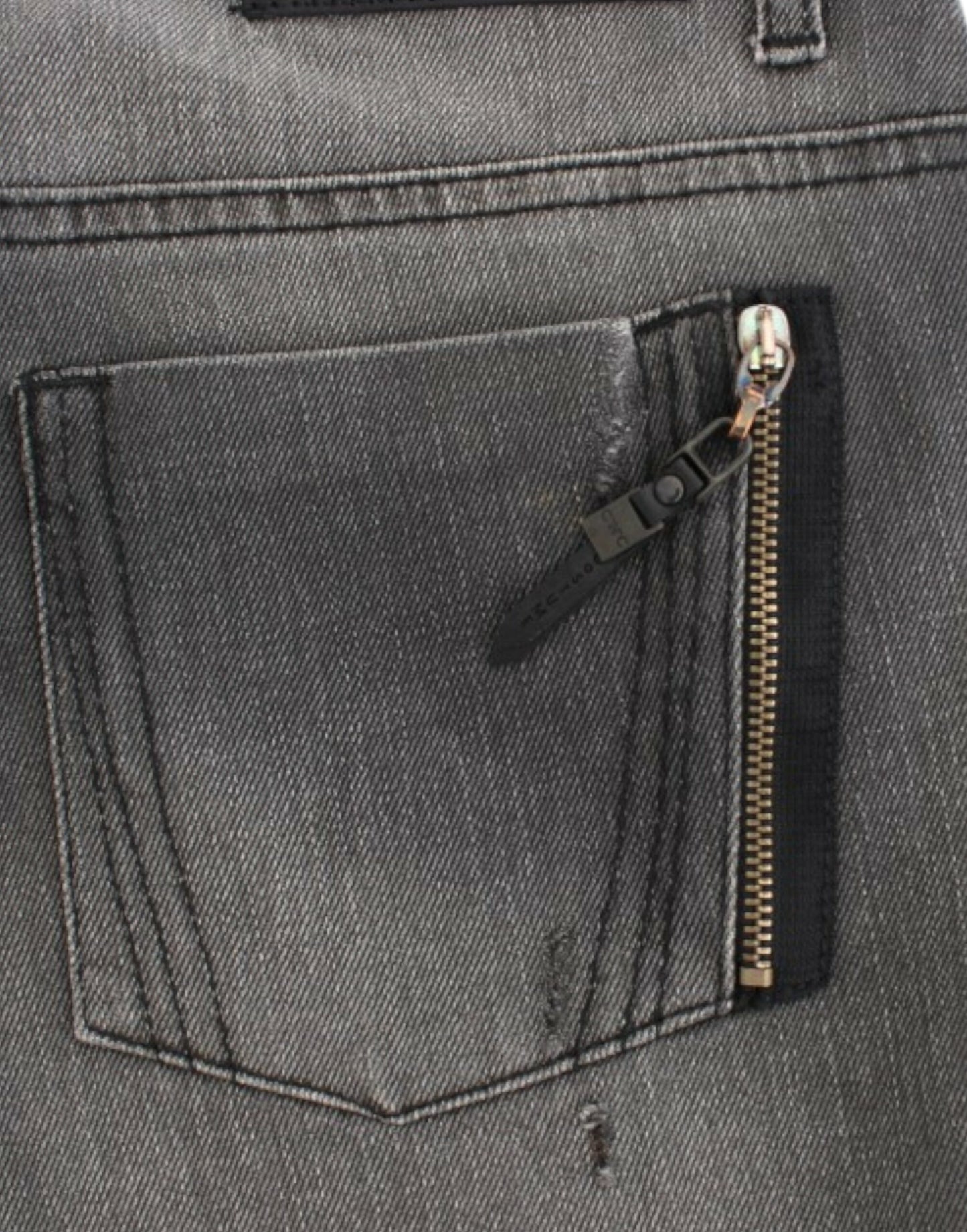 Костюм National Chic Grey Straight Leg Denim Delight