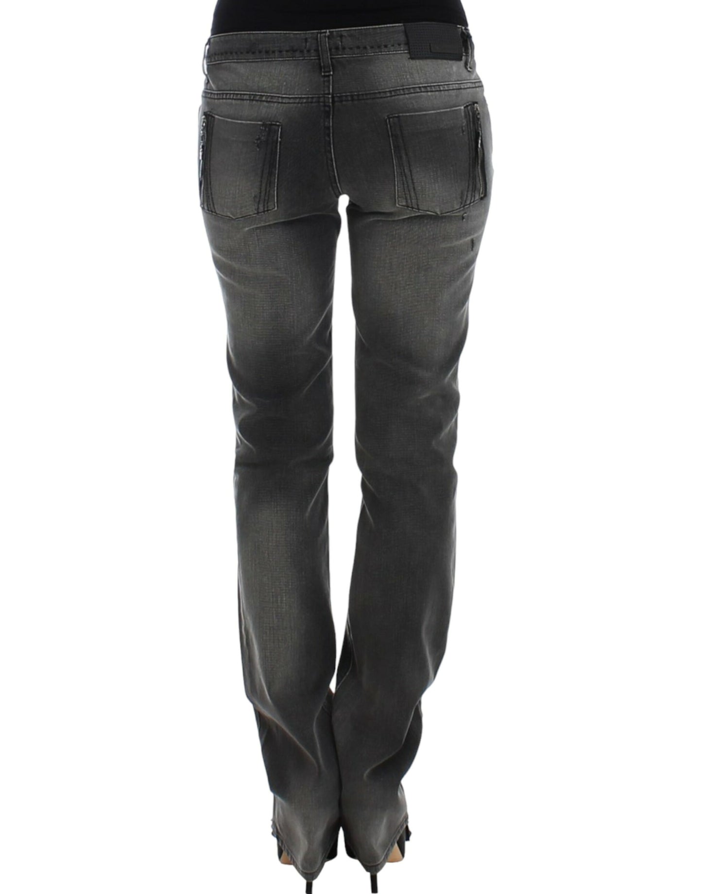 Костюм National Chic Grey Straight Leg Denim Delight