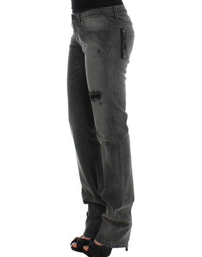 Костюм National Chic Grey Straight Leg Denim Delight
