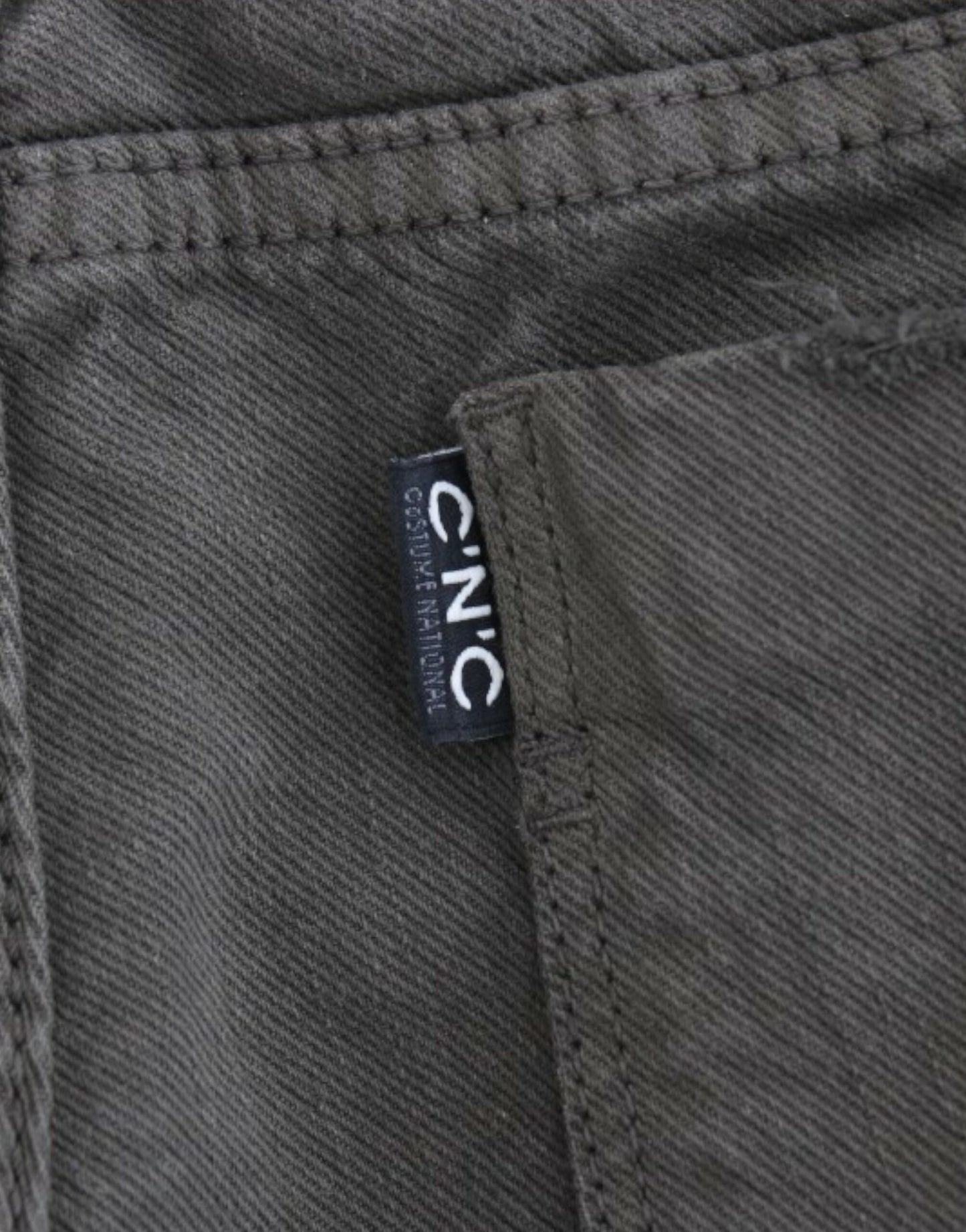 Дизайнерські джинси в стилі National Chic Green Slim Leg