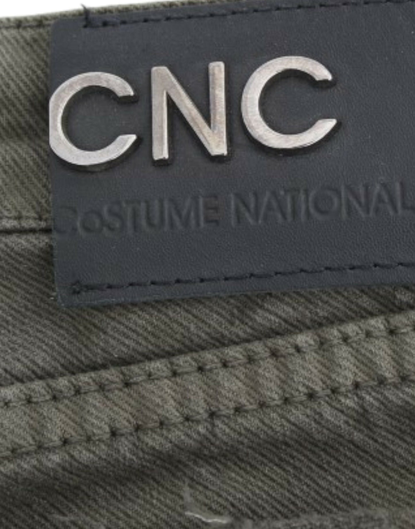 Дизайнерські джинси в стилі National Chic Green Slim Leg