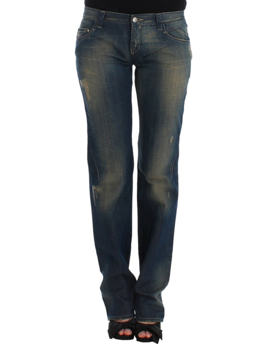 Костюм National Chic Straight Leg Blue Denim Jeans
