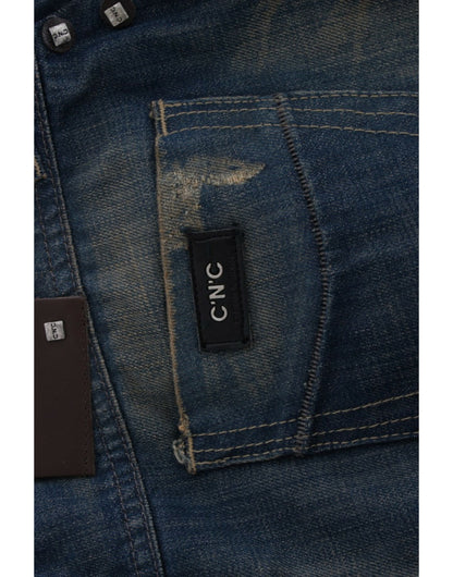 Костюм National Chic Straight Leg Blue Denim Jeans