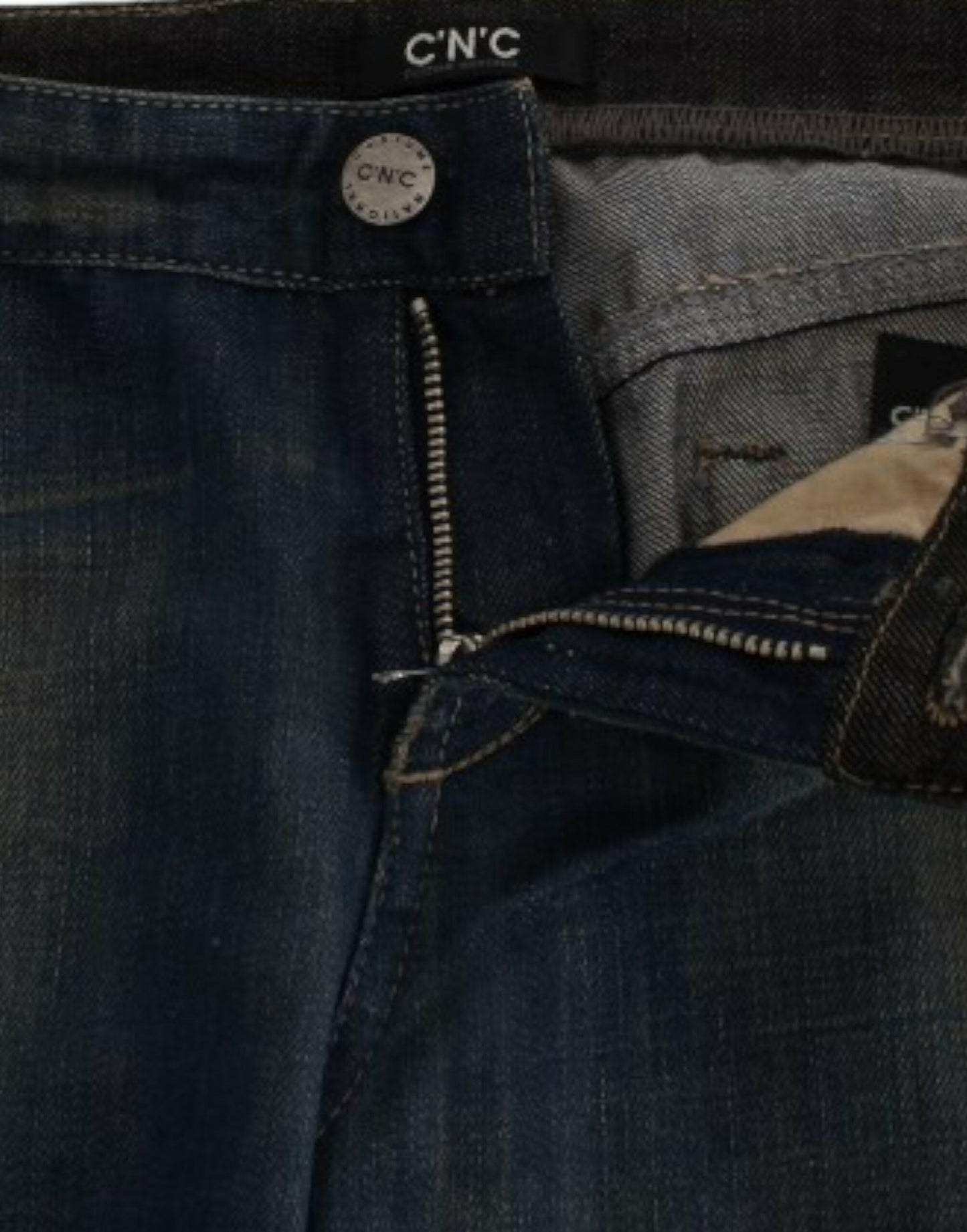 Костюм National Chic Straight Leg Blue Denim Jeans