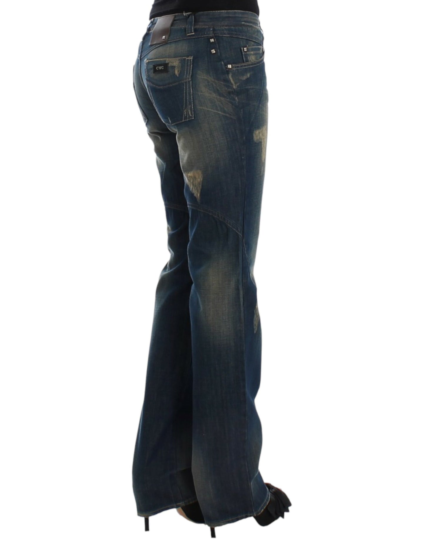 Костюм National Chic Straight Leg Blue Denim Jeans