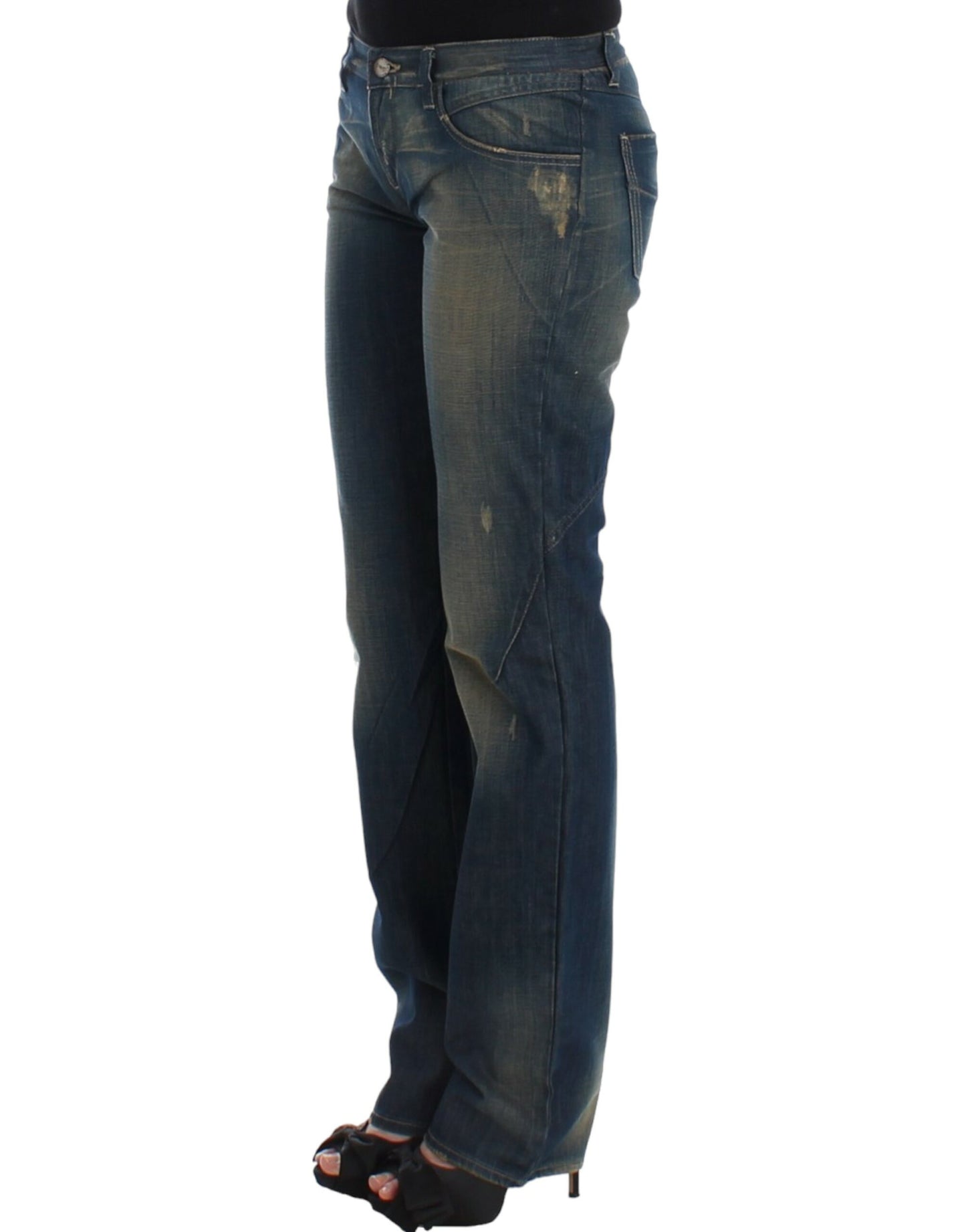 Костюм National Chic Straight Leg Blue Denim Jeans