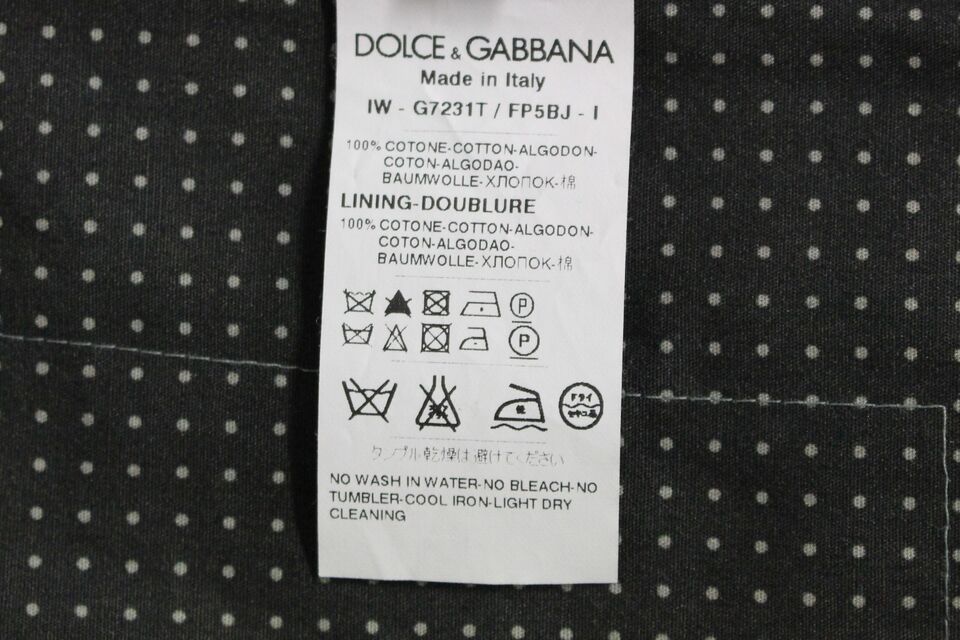Елегантний сірий бавовняний жилет Dolce &amp; Gabbana