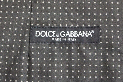 Елегантний сірий бавовняний жилет Dolce &amp; Gabbana