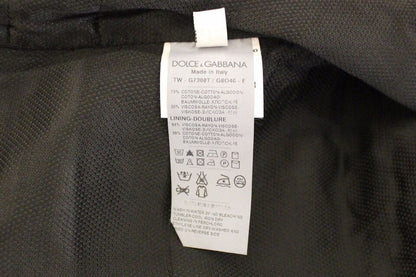Елегантна чорна бавовняна жилетка Dolce &amp; Gabbana
