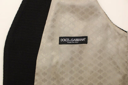 Елегантний чорний шовковий жилет від Dolce &amp; Gabbana