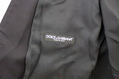 Елегантна синя бавовняна стрейчева жилетка Dolce &amp; Gabbana