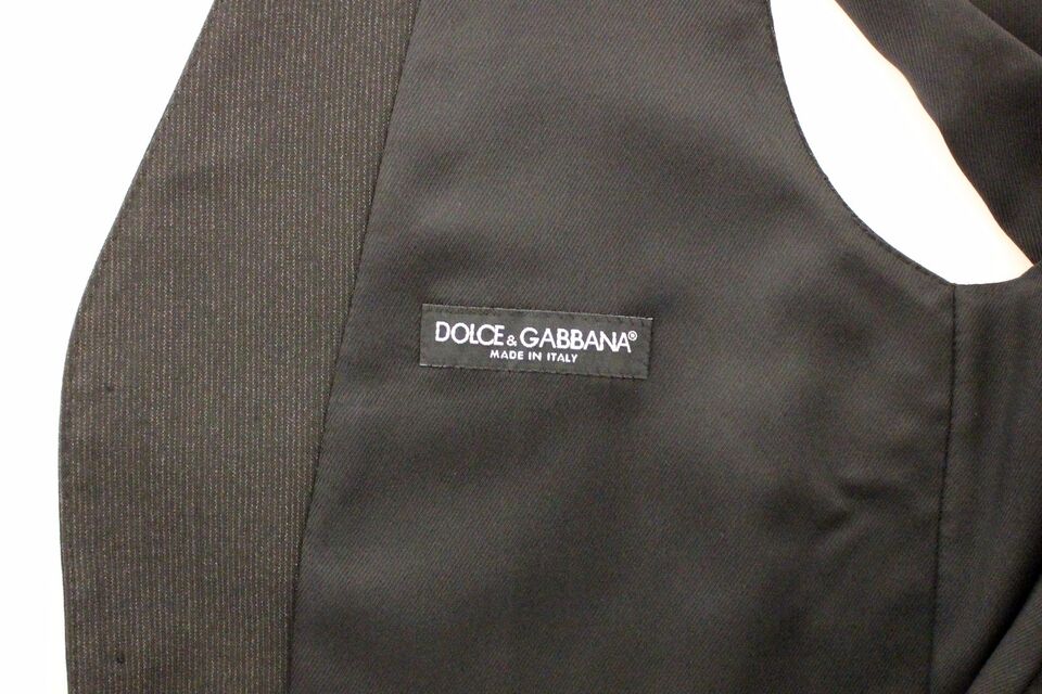 Класичний сірий вовняний жилет Dolce &amp; Gabbana