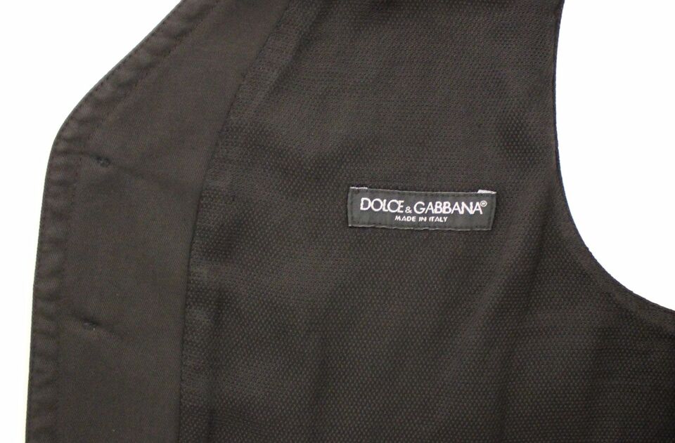 Елегантний чорний жилет Dolce &amp; Gabbana