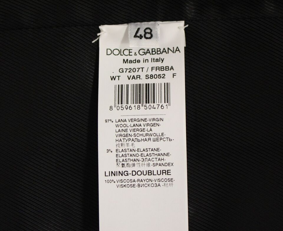 Елегантний сірий платтяний жилет Dolce &amp; Gabbana в смужку