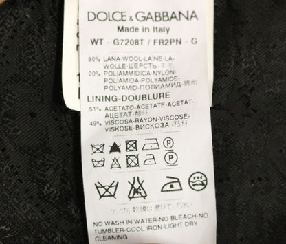 Елегантний однобортний жилет у чорну смужку Dolce &amp; Gabbana
