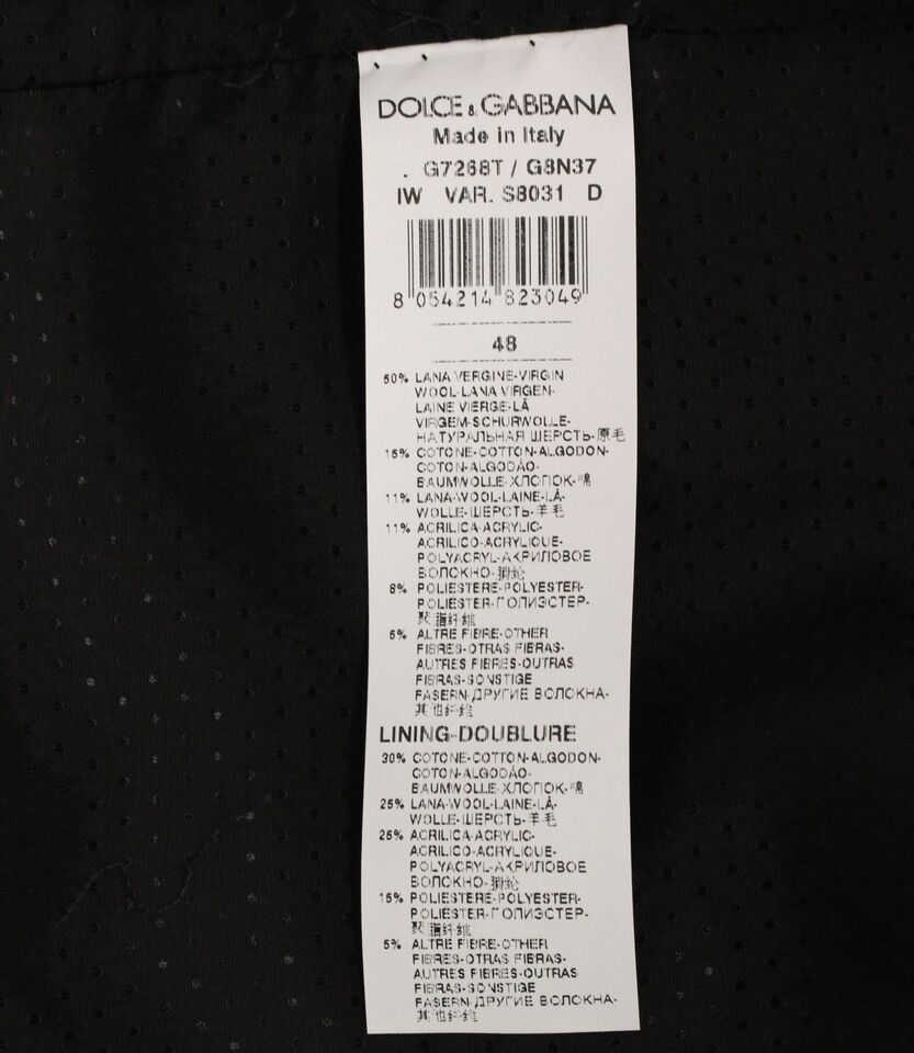 Елегантний сірий вовняний жилет Dolce &amp; Gabbana