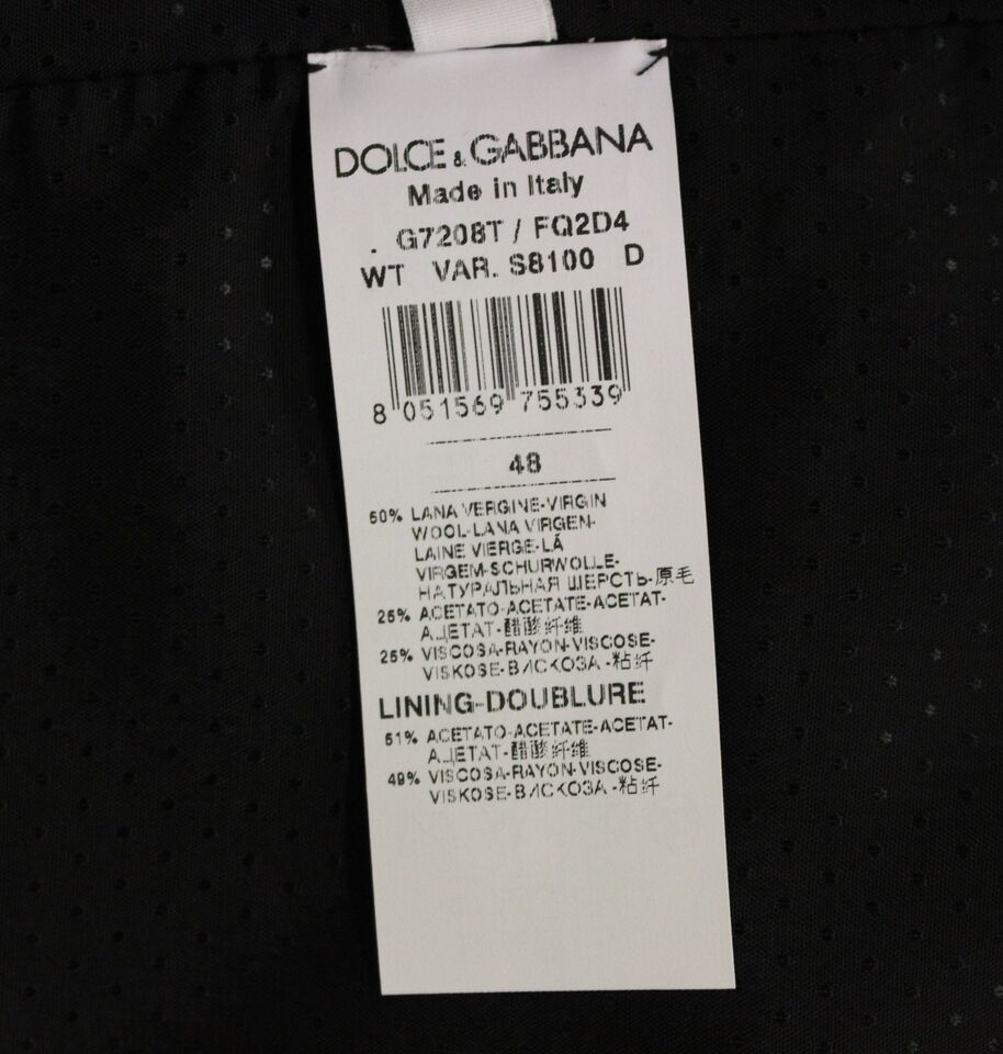 Елегантний сірий вовняний жилет Dolce &amp; Gabbana