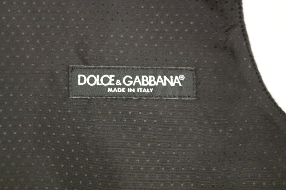 Елегантний сірий вовняний жилет Dolce &amp; Gabbana