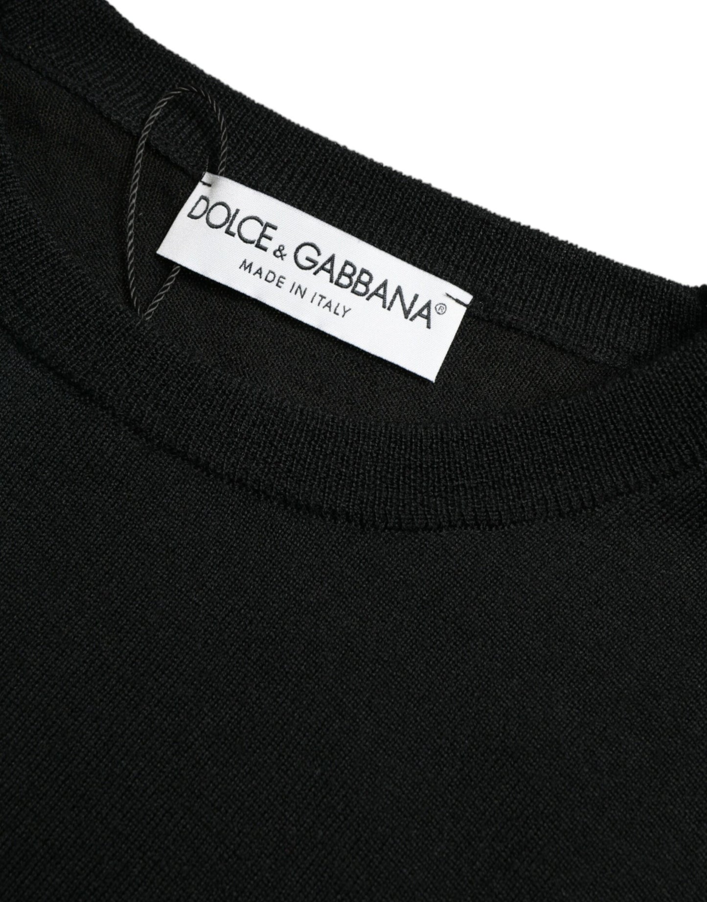 Чудовий чорний вовняний светр Dolce &amp; Gabbana